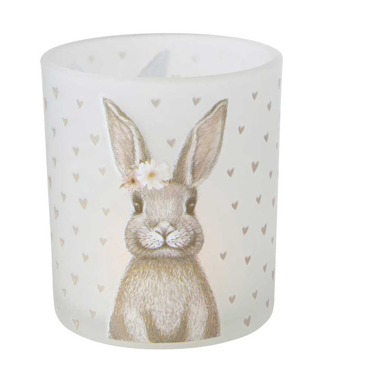 Boltze - Windlicht Bunny Herzen 2er Set