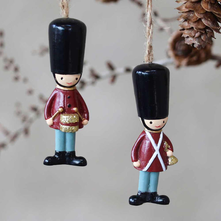 Chic Antique - Anhänger Soldaten Orchester 2er-Set antique cherry