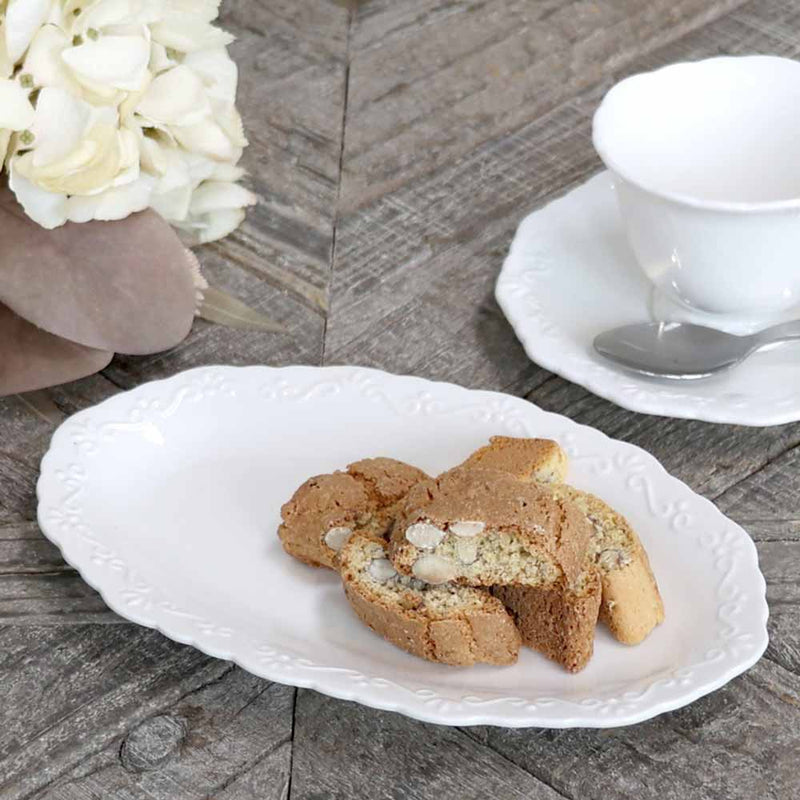 Chic Antique - Provence Tablett oval weiß