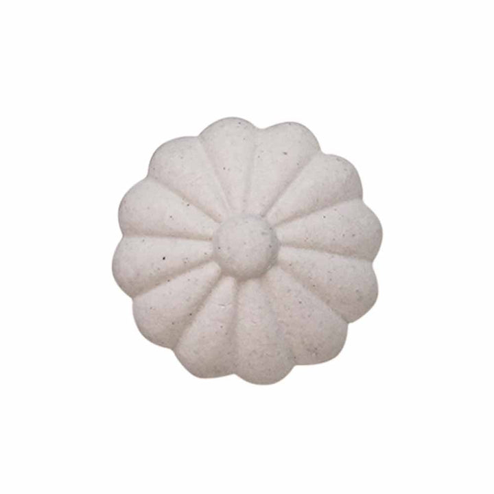 Chic Antique - Türknopf Blume weiß
