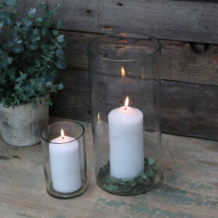 Chic Antique - Windlicht mit Schliff Zylinder