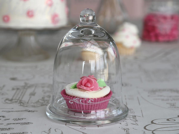 Chic Antique - Glasglocke auf Platte