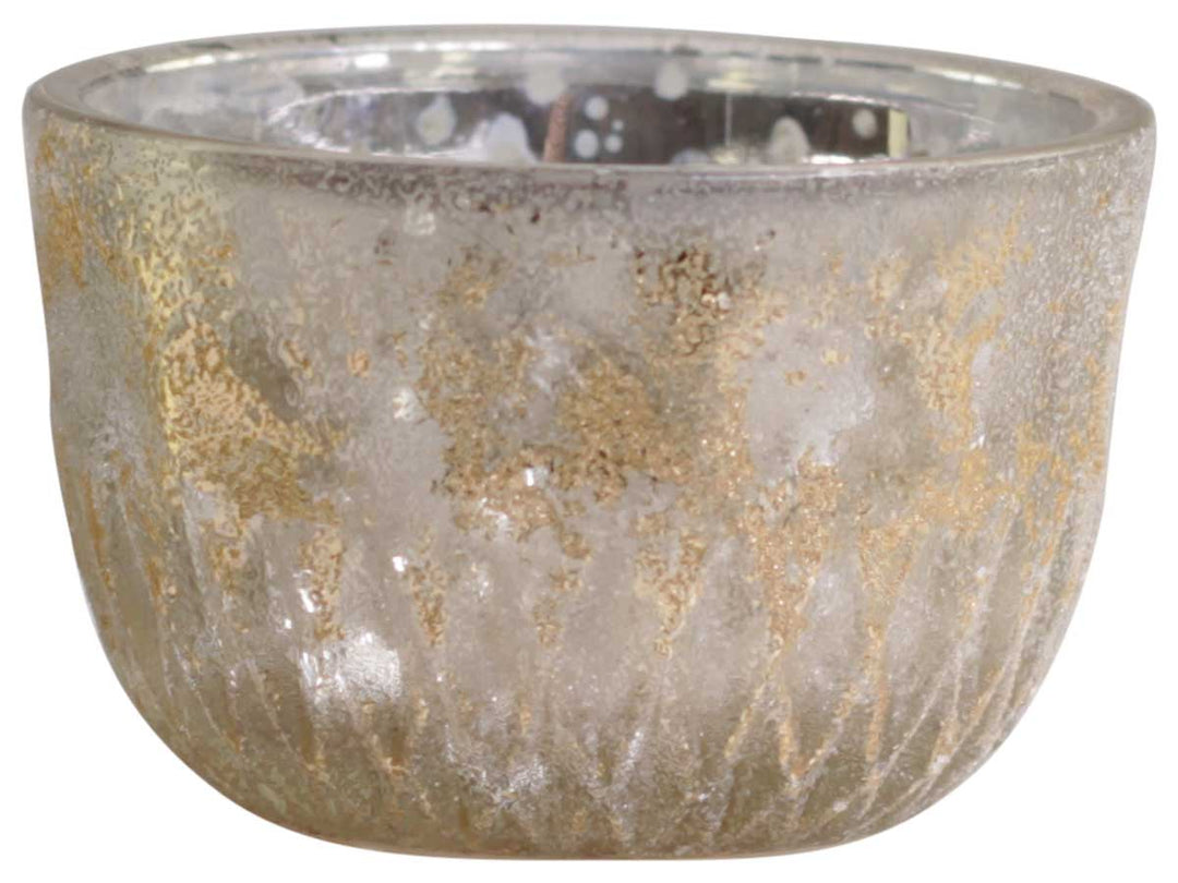 Chic Antique - Teelichthalter mit Gold-Glimmer 5 cm