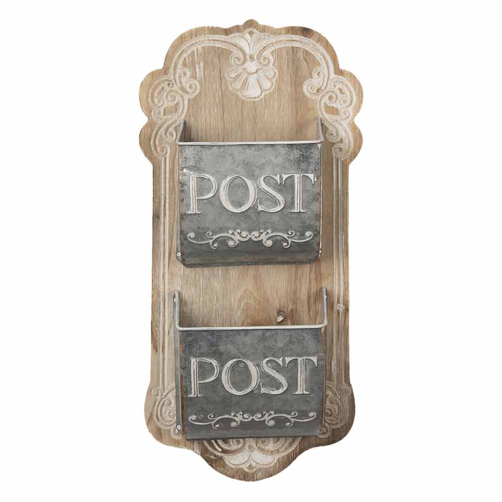 Clayre & Eef - Briefhalter Post Vintage
