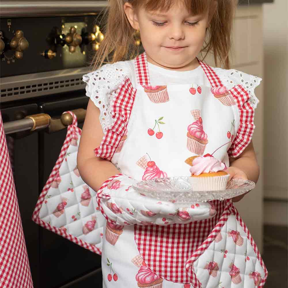 Clayre & Eef - Kinderofenhandschuh Cherry Cake
