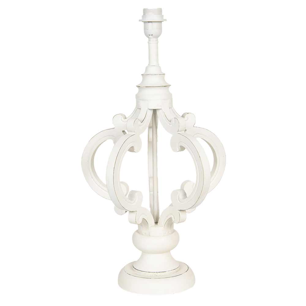 Clayre & Eef - Lampenfuss Stehlampe Shabby Chic white