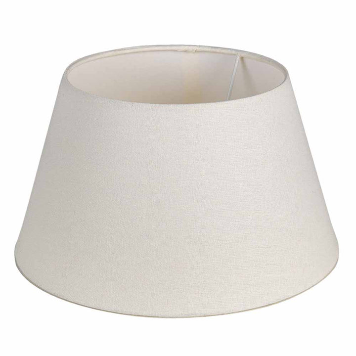 Clayre &amp; Eef - Lampenschirm Basic White Durchmesser: 30 cm, Höhe: 17 cm