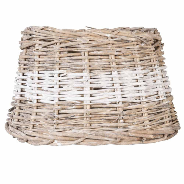 Clayre &amp; Eef - Lampenschirm natur-weiss Rattan