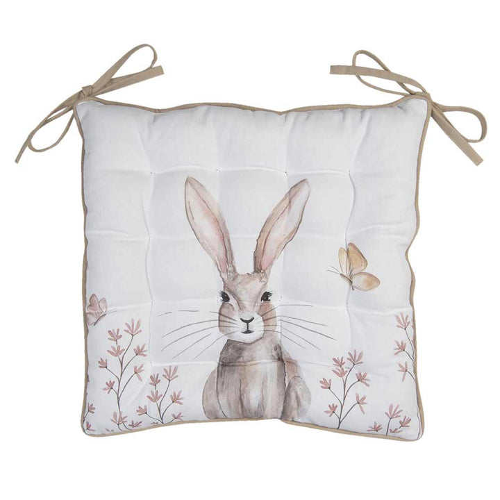 Clayre &amp; Eef - Stuhlkissen Hase beige gepolstert