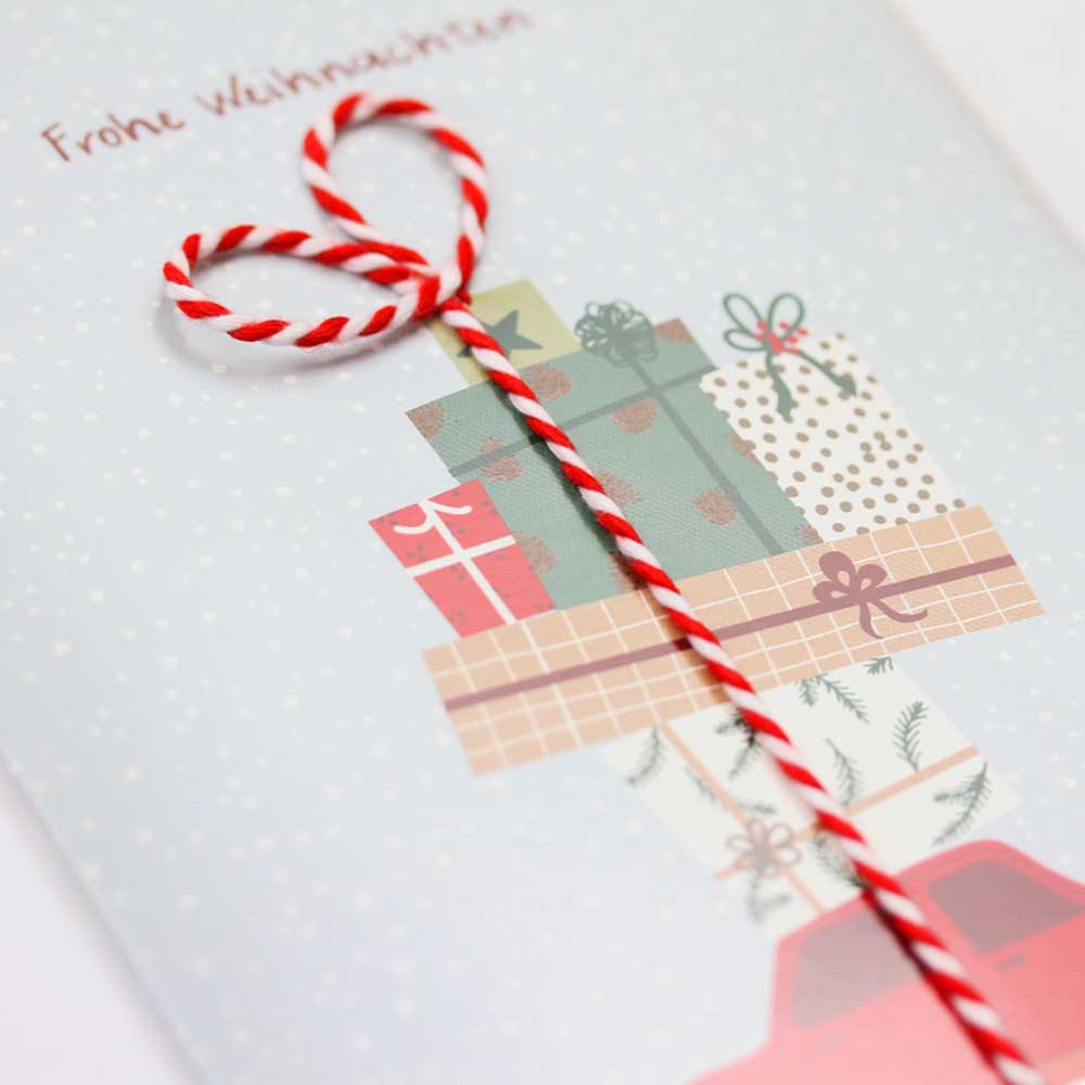 Grafikwerkstatt - Edition Finesse Doppelkarte Frohe Weihnachten