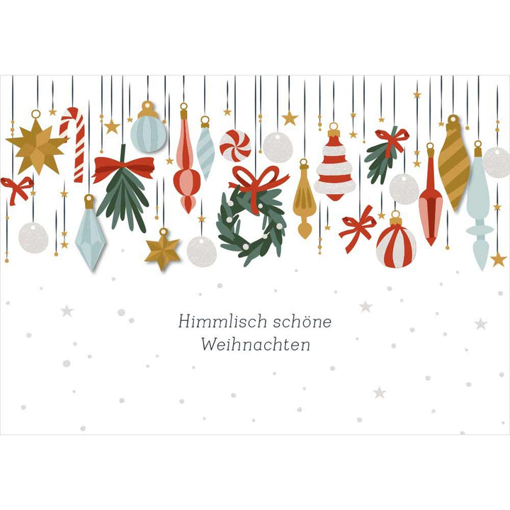 Grafikwerkstatt - Edition Finesse Doppelkarte Himmlisch schöne Weihnachten