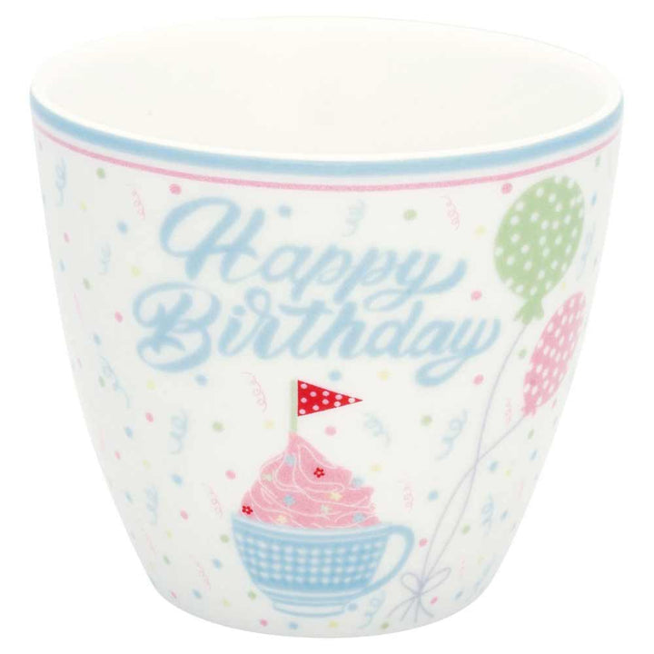 GreenGate - Alma birthday Latte cup white