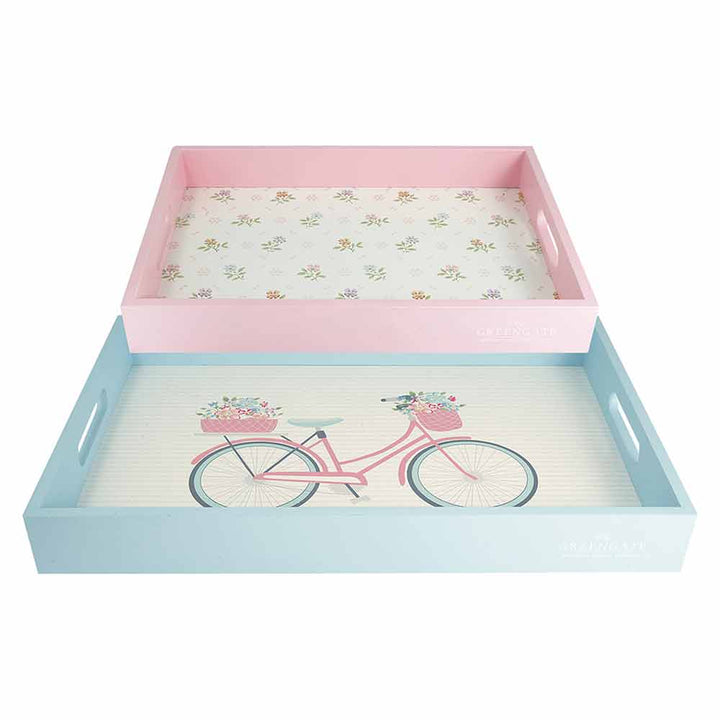GreenGate - Alvilda Tablett white 2er-Set
