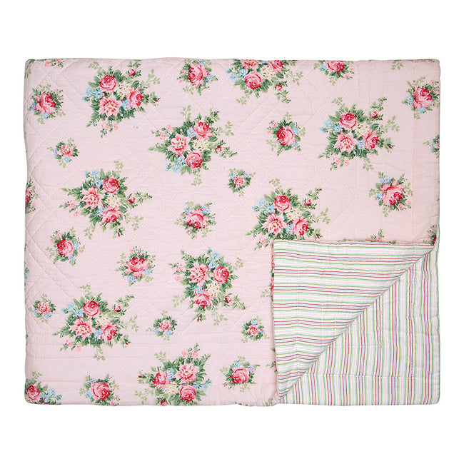 GreenGate - Aurelia Tagesdecke pale pink 140 x 220 cm
