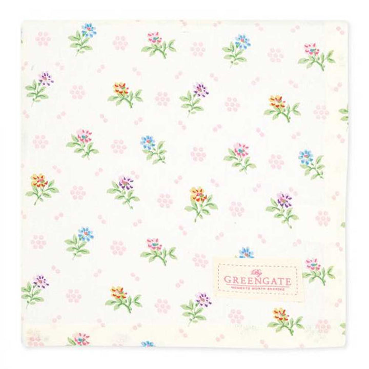 GreenGate - Cilja Tischdecke white 100 cm x 100 cm
