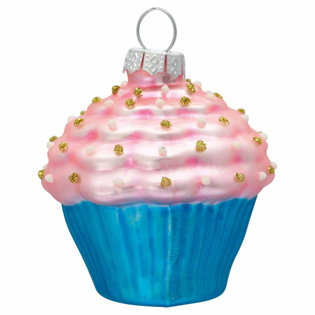 GreenGate - Cupcake Anhänger pale pink glitter