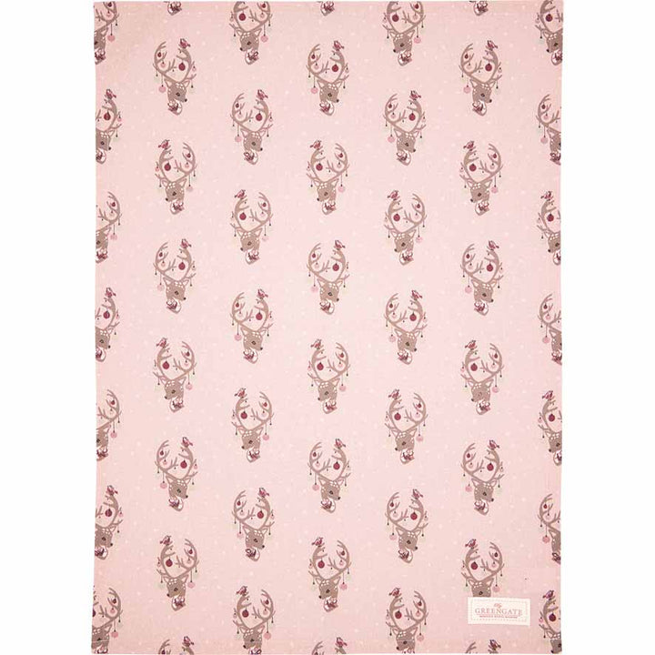 GreenGate - Dina Tischdecke pale pink 100 x 100 cm