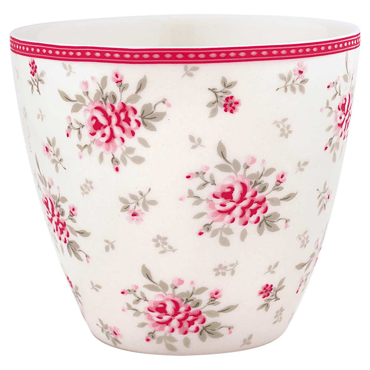 GreenGate - Flora Latte cup white