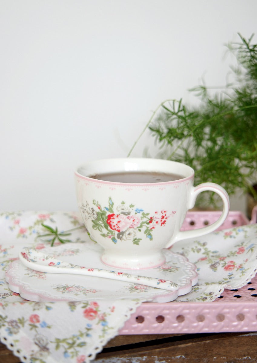 GreenGate Petricia Teetasse pale pink – floral Romantik – Alsaba