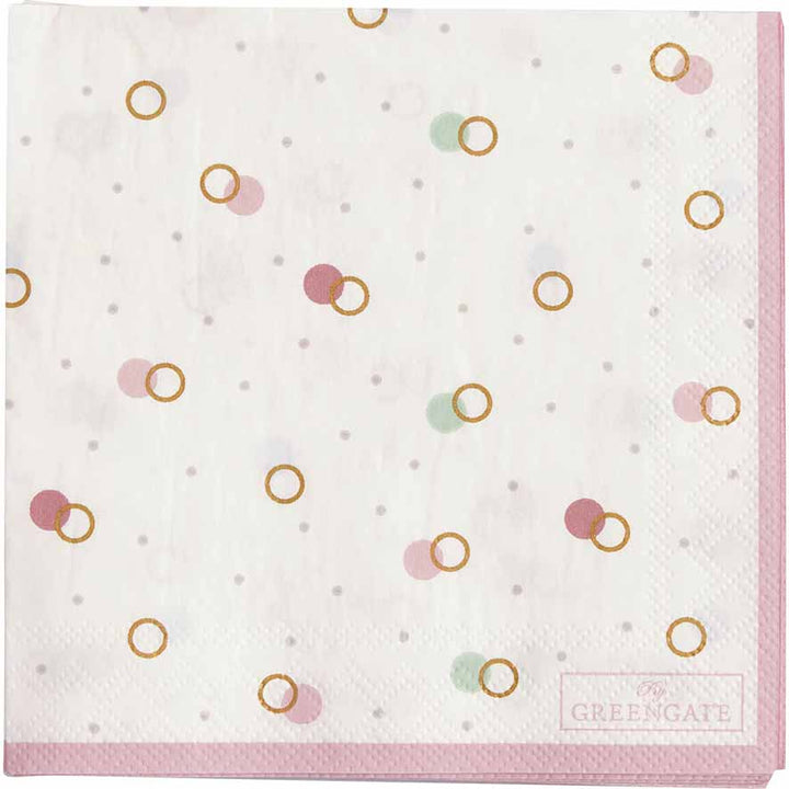 GreenGate - Kylie Papierservietten white small