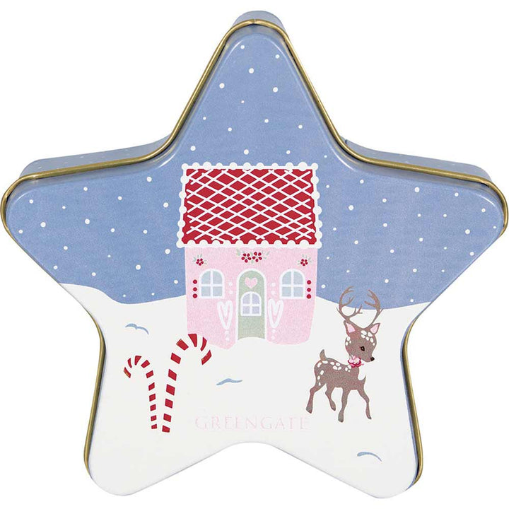 GreenGate - Laura homes Stern Box mit Keksausstecher dusty blue