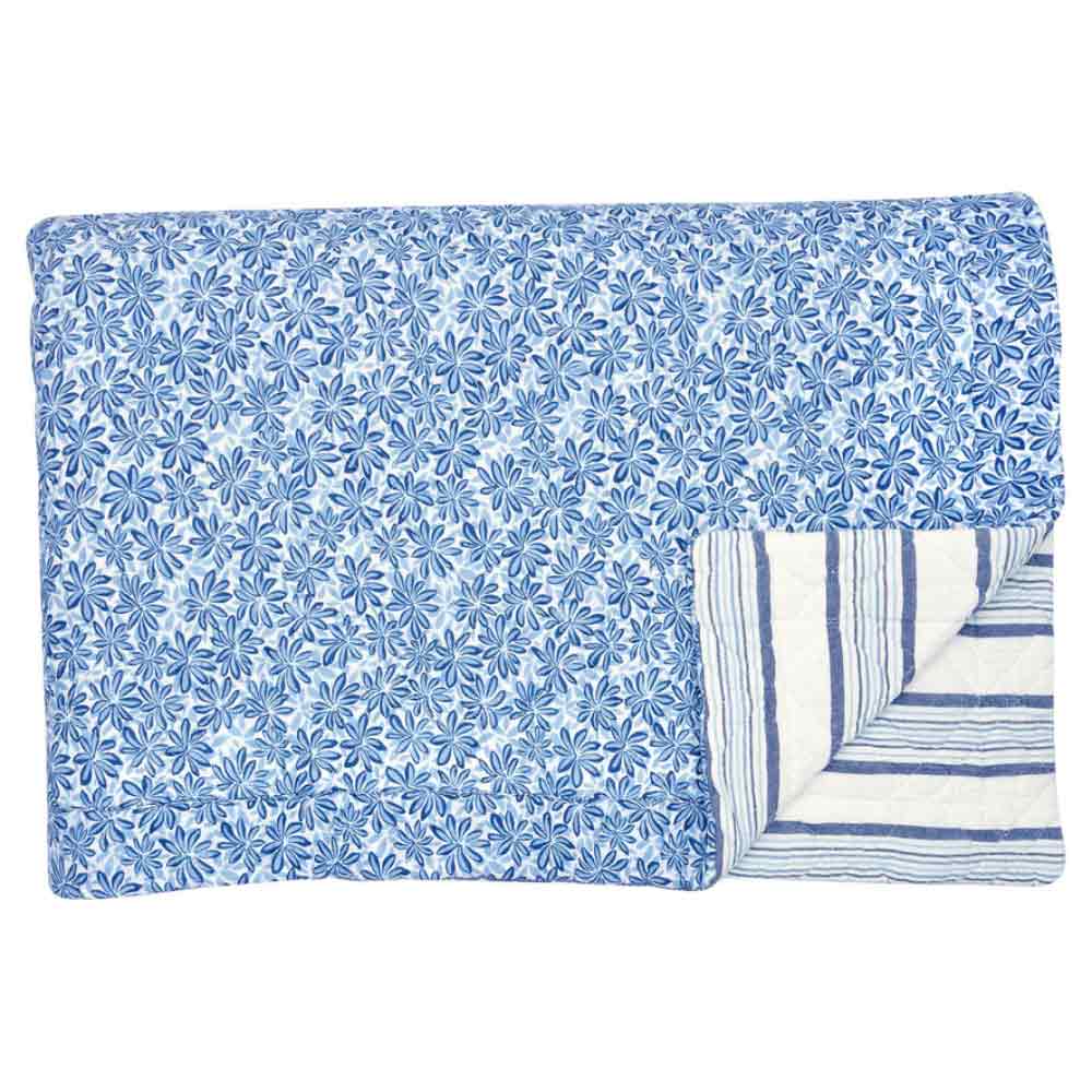 GreenGate - Linea Tagesdecke blue 140 x 220 cm