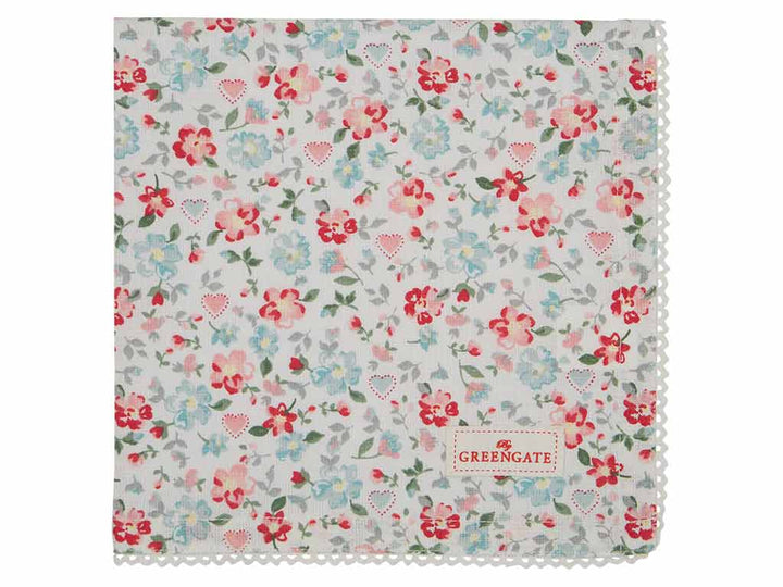 GreenGate - Merla Stoffserviette mit Spitze white