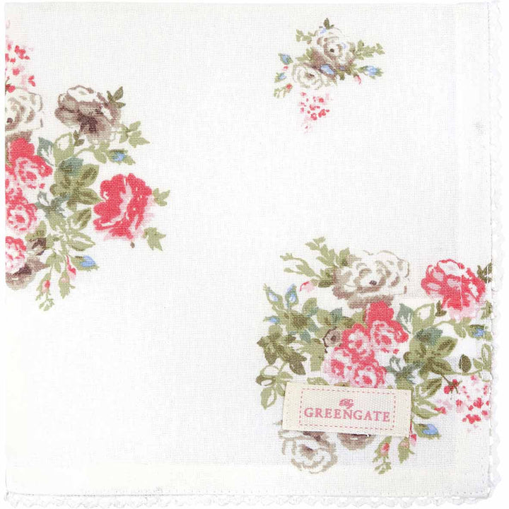 GreenGate - Petricia Stoffserviette mit Spitze white