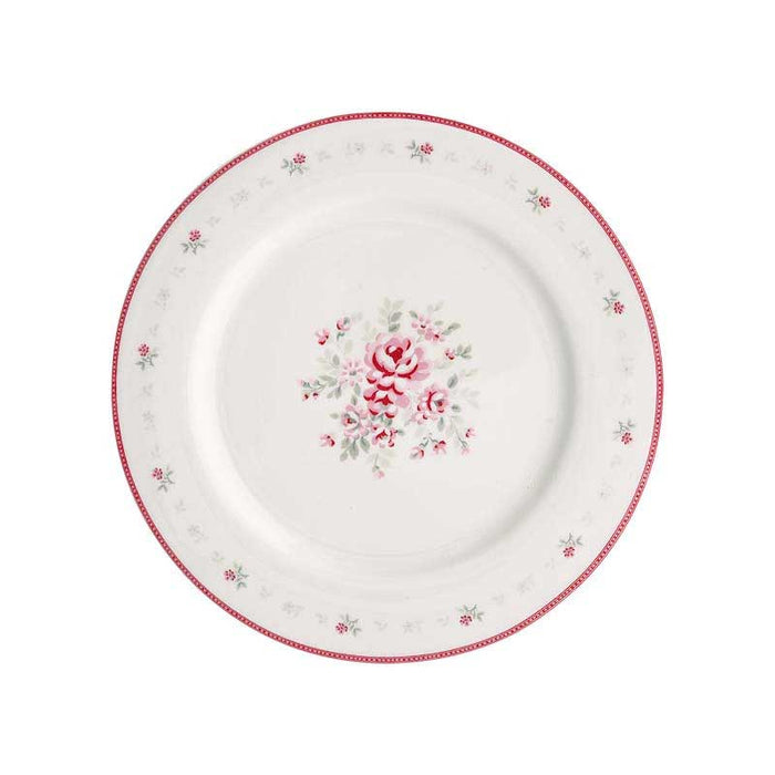 GreenGate - Flora Speiseteller white