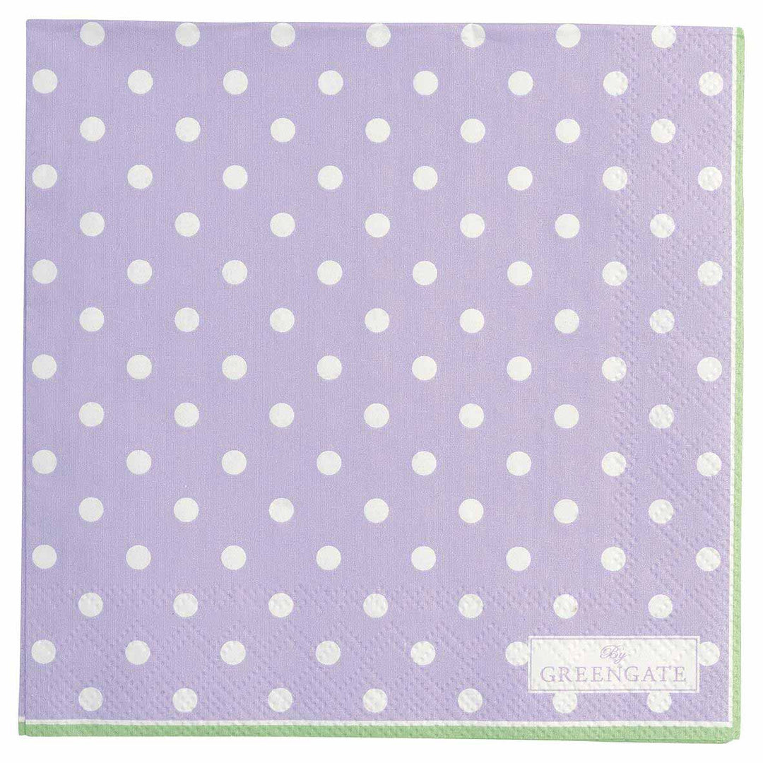 GreenGate - Spot Papierservietten lavendel small
