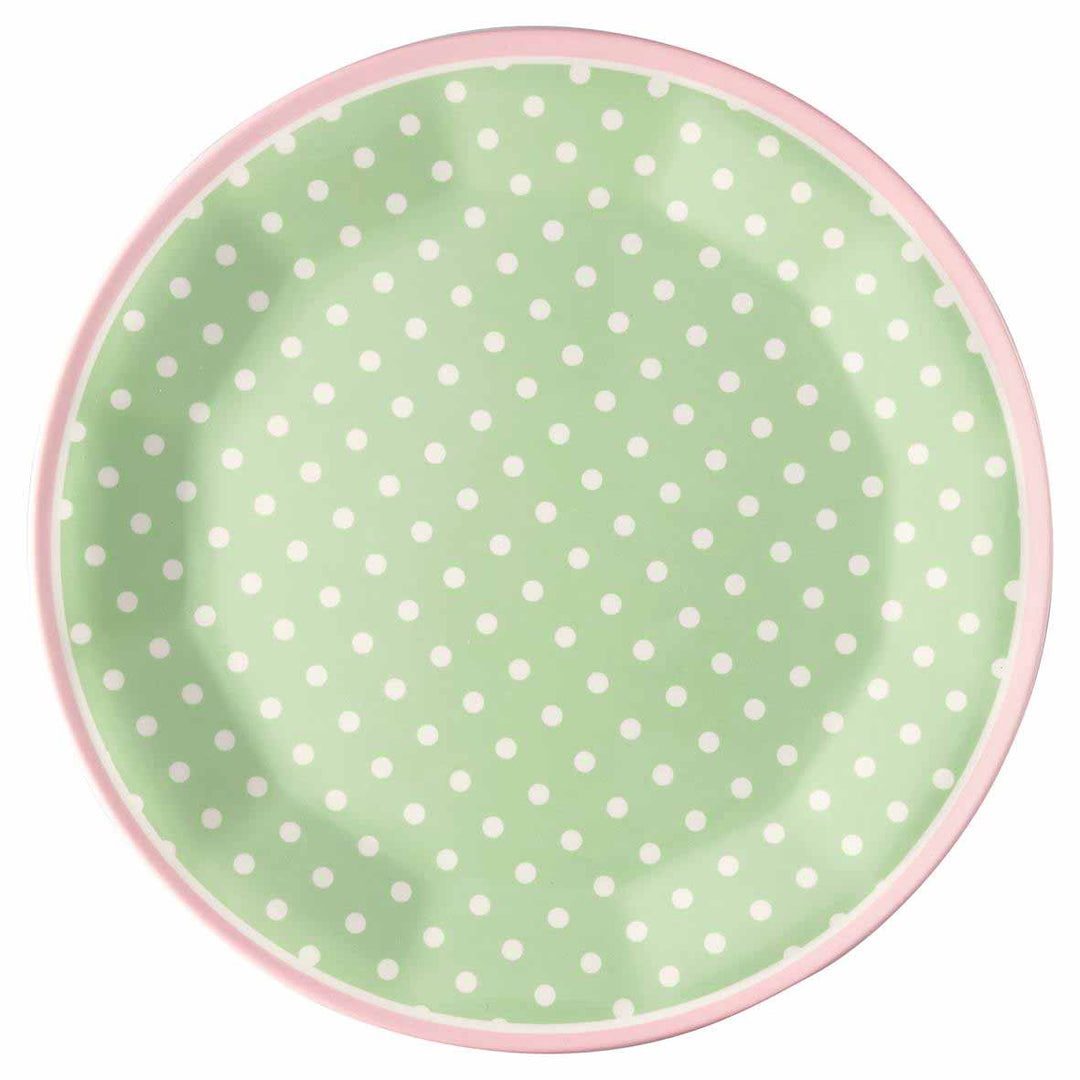 GreenGate - Spot Teller klein aus Melamin pale green