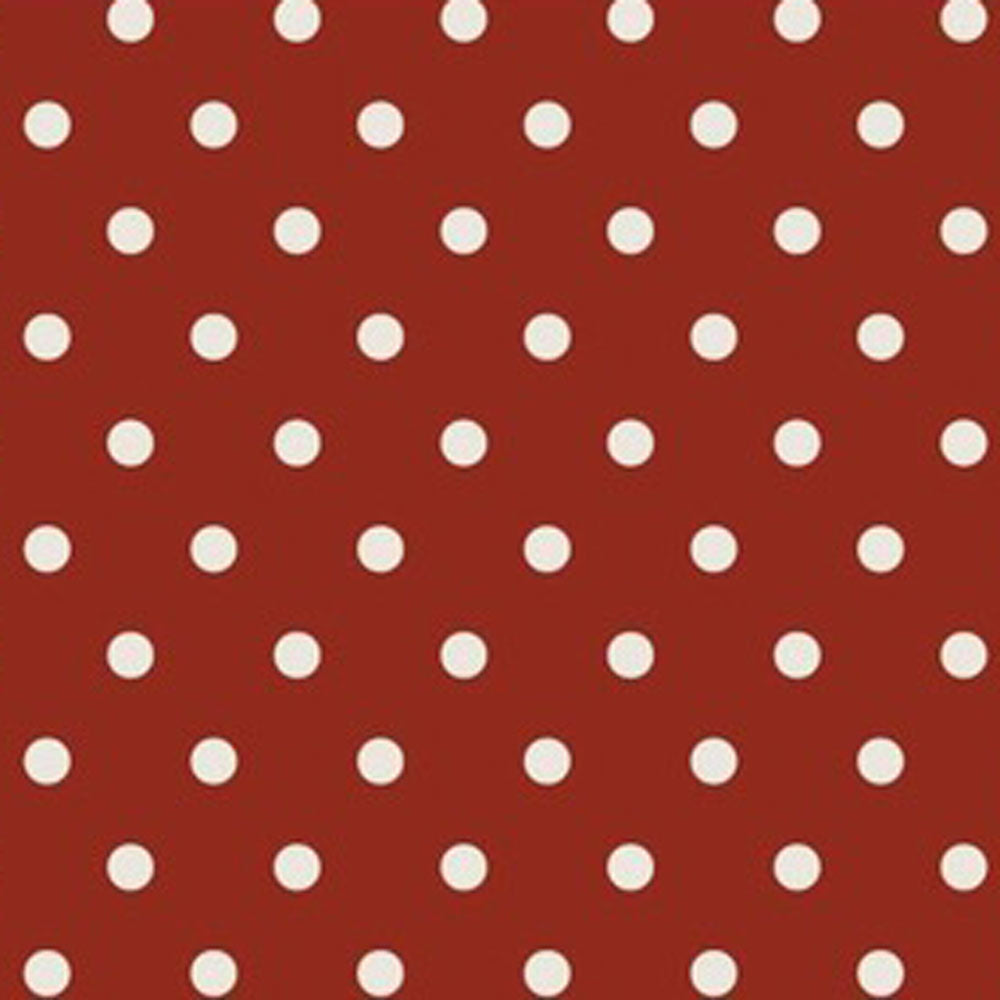 Ib Laursen - Geschenkpapier Rolle Punkte rot-weiß