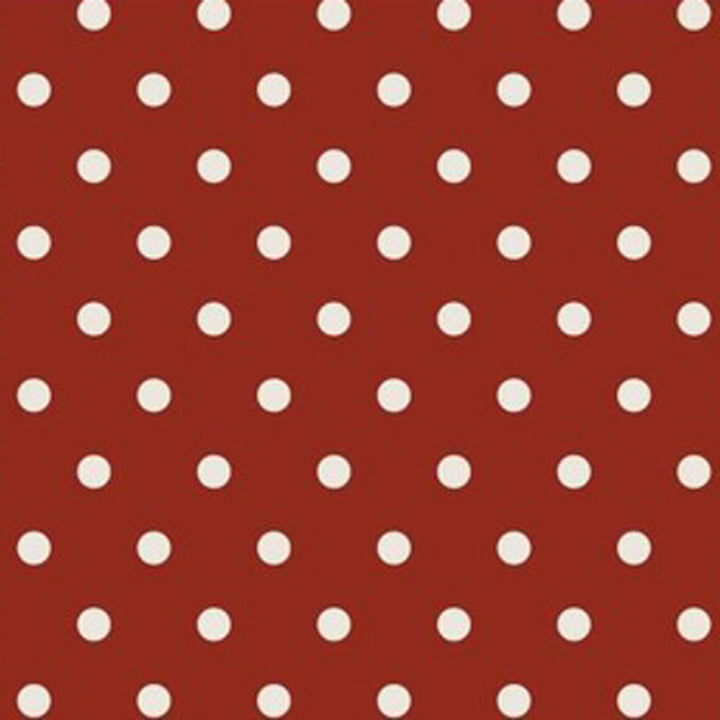 Ib Laursen - Geschenkpapier Rolle Punkte rot-weiß