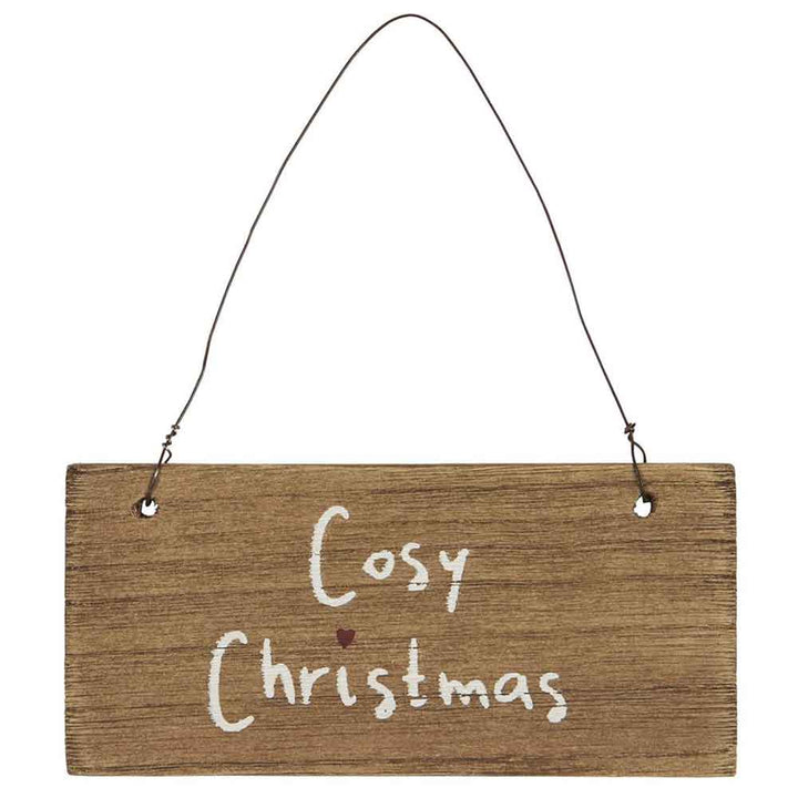 Ib Laursen - Holzschild Cosy Christmas