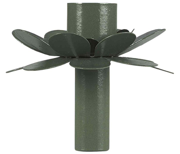 Ib Laursen - Kerzenhalter für Stabkerze Blume olivengrün