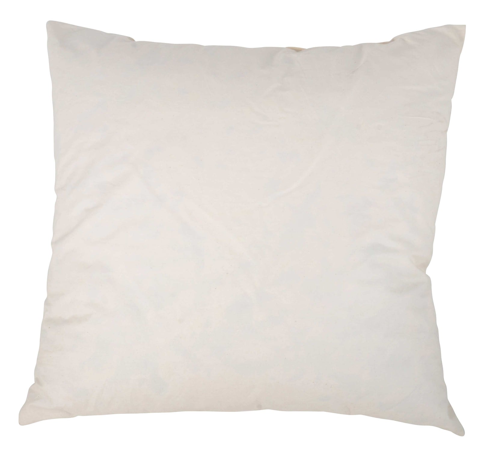 Ein schlichtes, cremefarbenes quadratisches Kissen mit weichem Stoff: Ib Laursen - Kissenfüllung 50x50cm (Kopie).