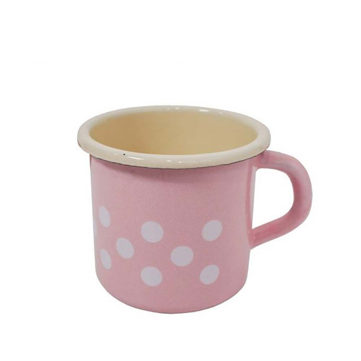 Isabelle Rose Kaffeebecher Emaille rosa