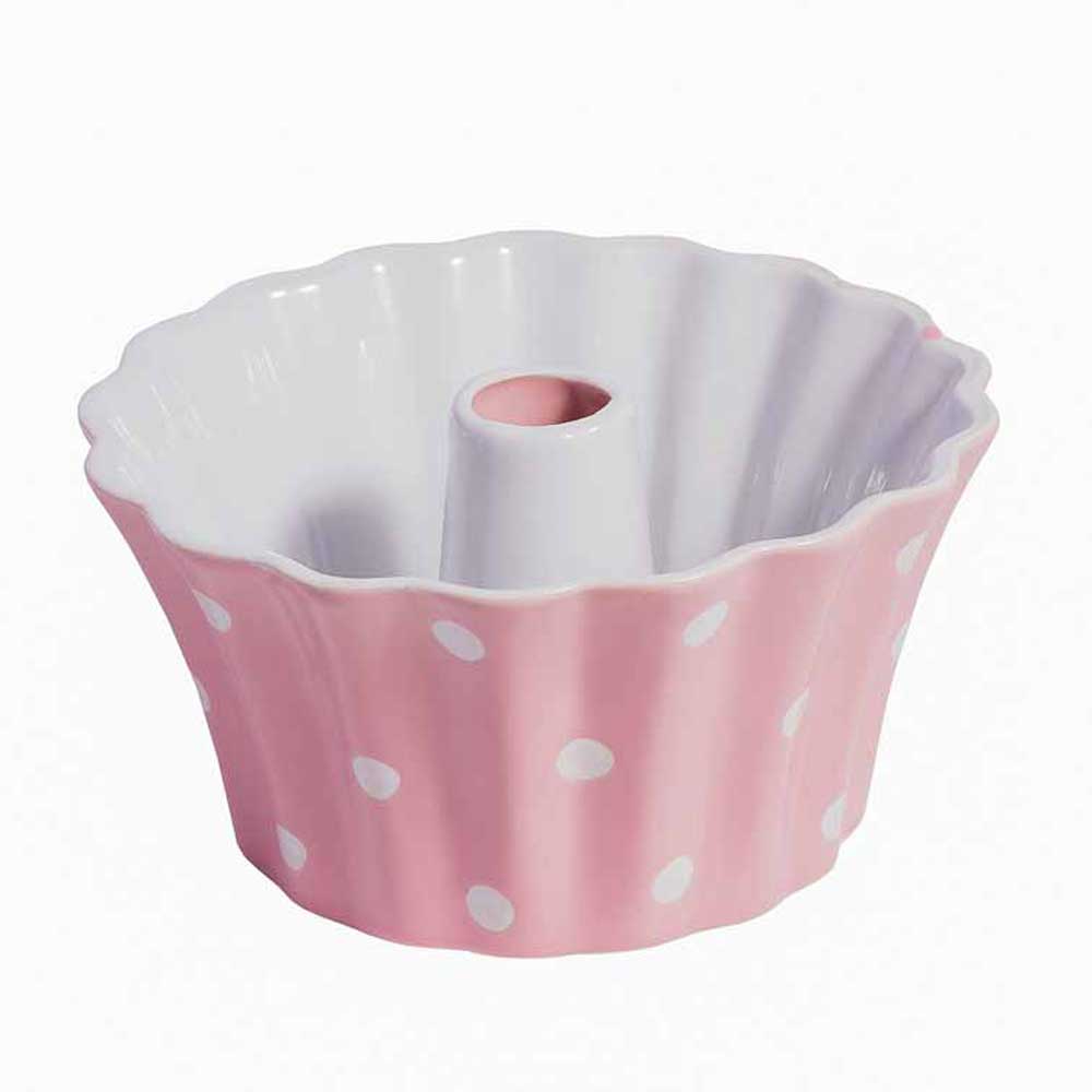 A Isabelle Rose – Kuchenform Gugelhupf mit Punkten.