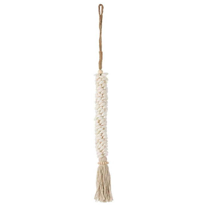 J-Line - Quaste mit Muscheln und Baumwolle