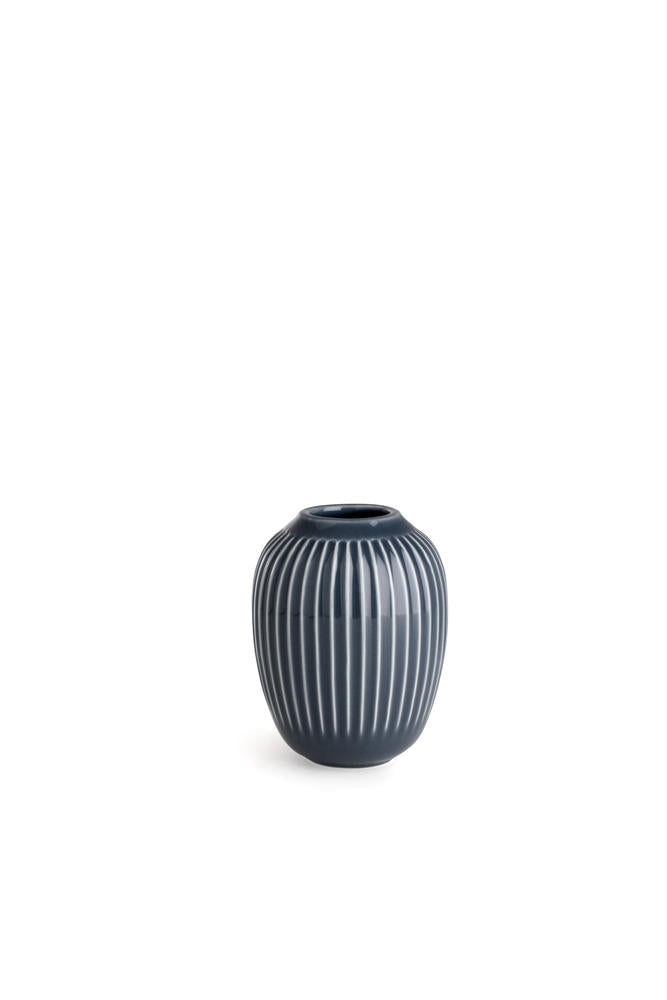 Kähler - Hammershøi Vase anthrazit grau Höhe 10 cm