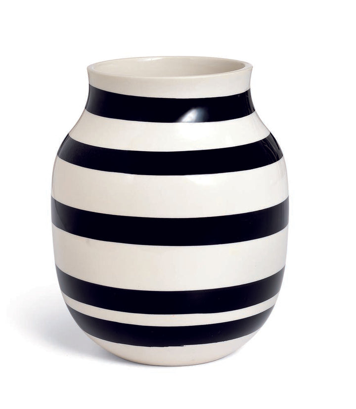 Kähler - Omaggio Vase schwarz Höhe 20 cm