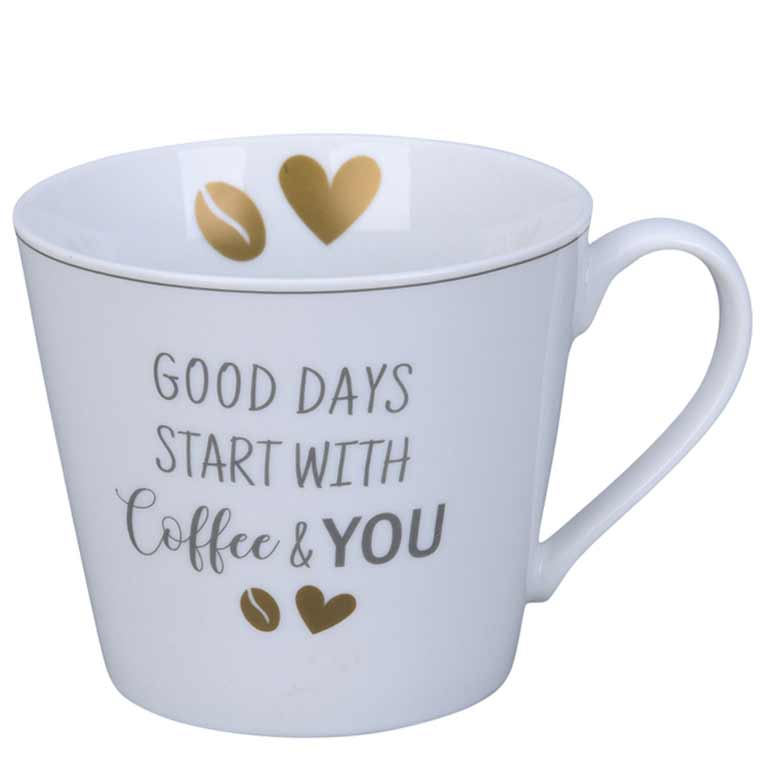 Krasilnikoff - Happy cup Good Days Start with Coffee & You