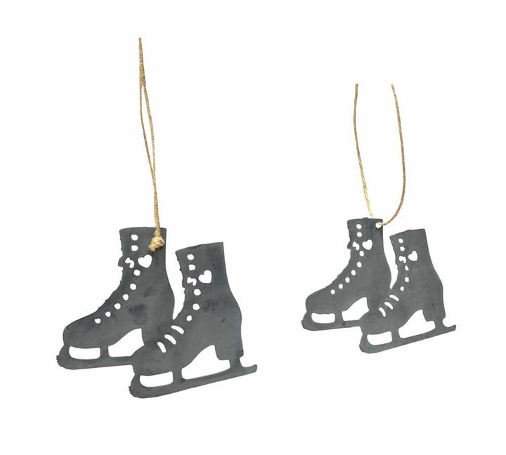 Krasilnikoff - Metallanhänger Schlittschuh 2er-Set