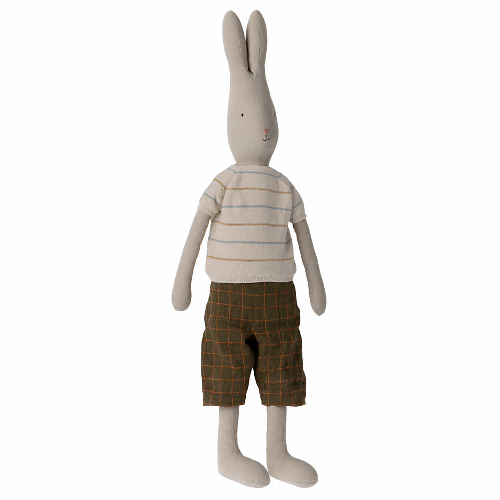 Maileg - Hase Rabbit in Hose und Strickpullover Größe 5 (Höhe: 75 cm)