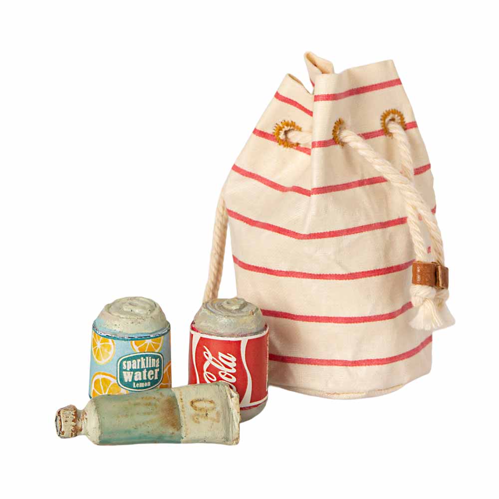 Maileg - Puppenhaus Strandtasche mit Inhalt