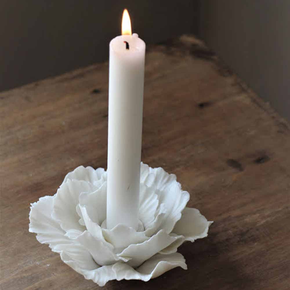 Keramik Kerzenhalter Blume – Majas Cottage – Alsaba