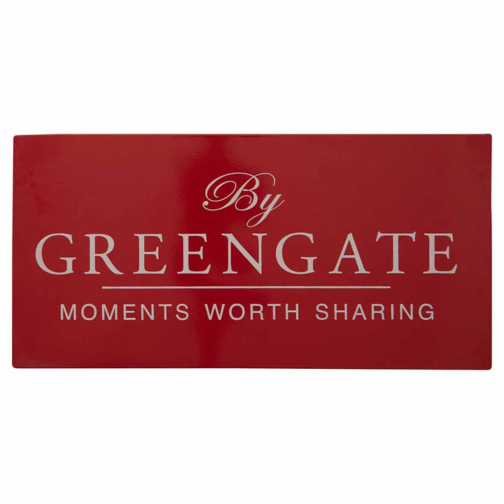 GreenGate - Metallschild rot