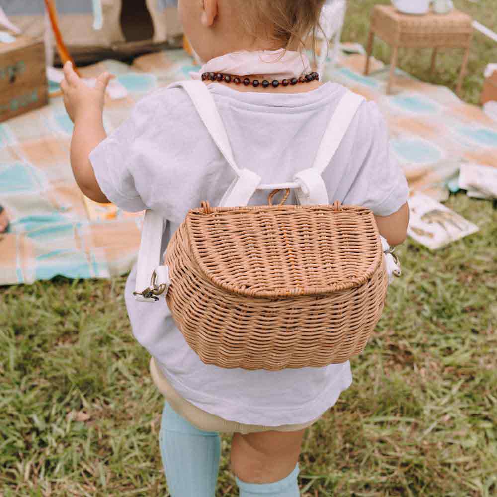 Olli Ella - Korbtasche für Kinder Mini Chari Natural