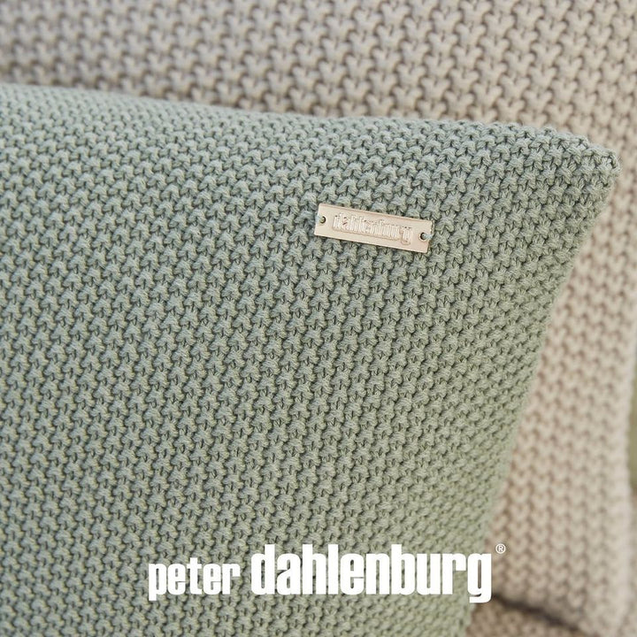 Peter Dahlenburg - Strickkissenbezug Pearl Reiskornmuster salbei 50 x 50 cm