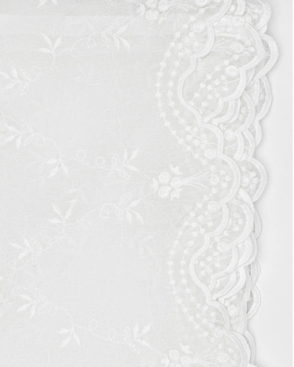 Pimlico - Tischläufer Victoria Rose Off White mit Stickereien 55 x 180 cm